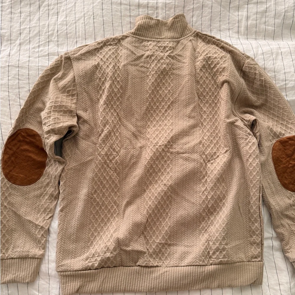 Men's Sweater with Elbow Patches - Picture 4 of 4